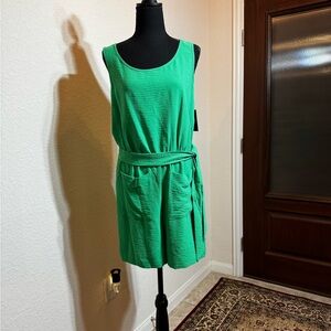 DKNY Vibrant Green Top